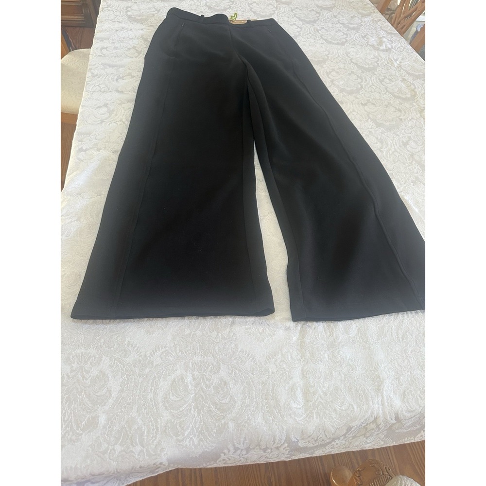 OGL Move Black High Rise Wide Leg Slimming Pants Womens Size Medium NWT - Picture 6 of 12